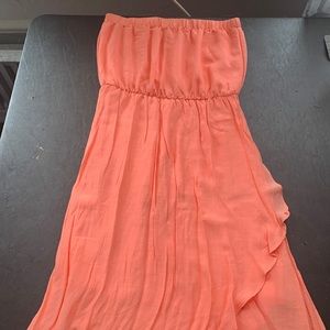 Coral strapless